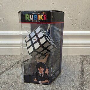 Rubik’s Cube Wednesday Cube Greyscale Wednesday Collectible & Desk Décor Prob...